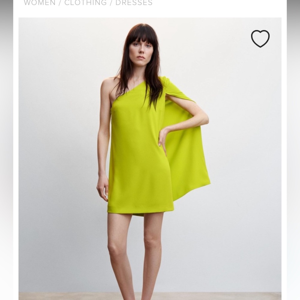 MANGO lemon dress nwts